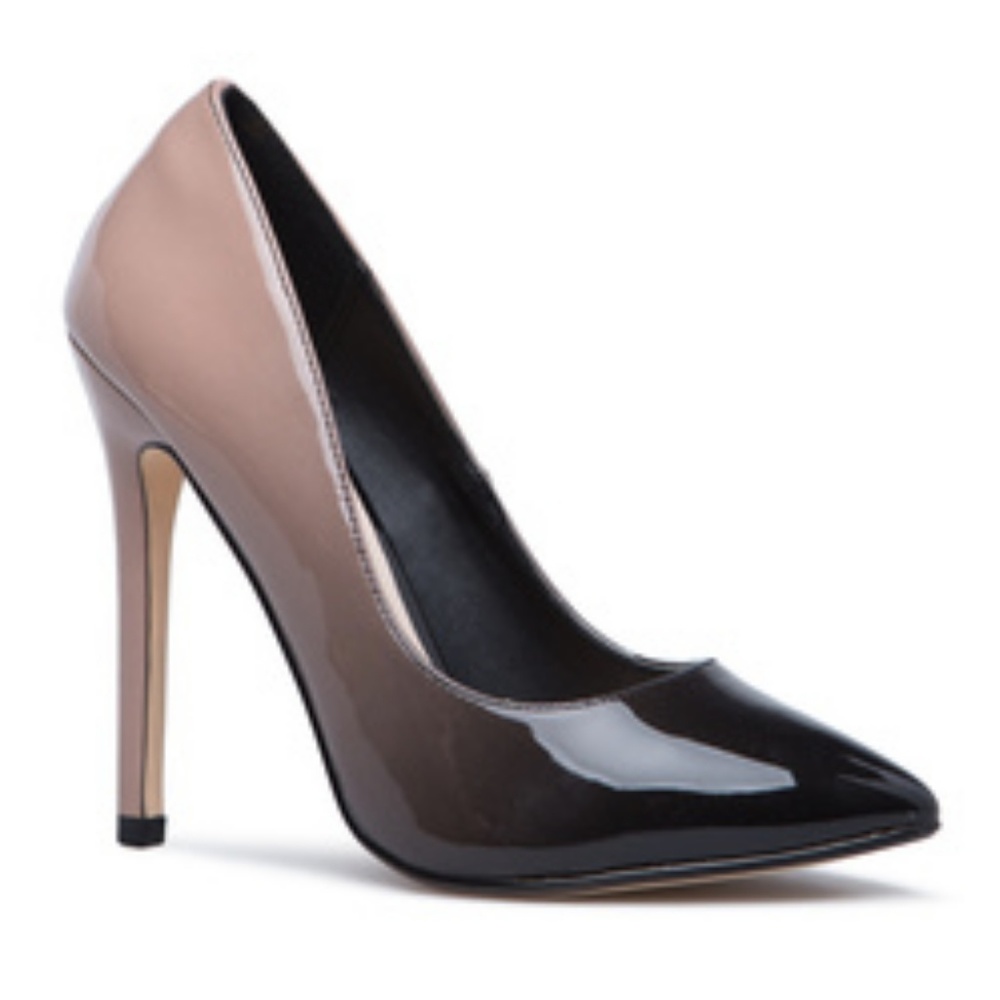 Black and tan pumps